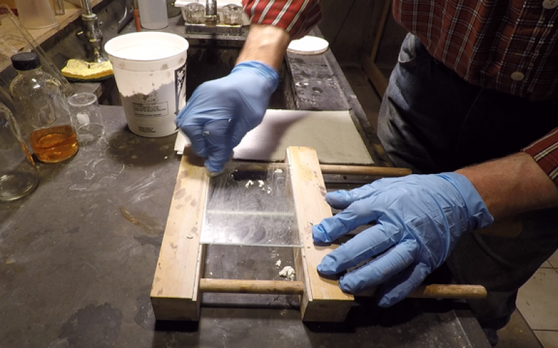Preparing Glass Plates for Collodion